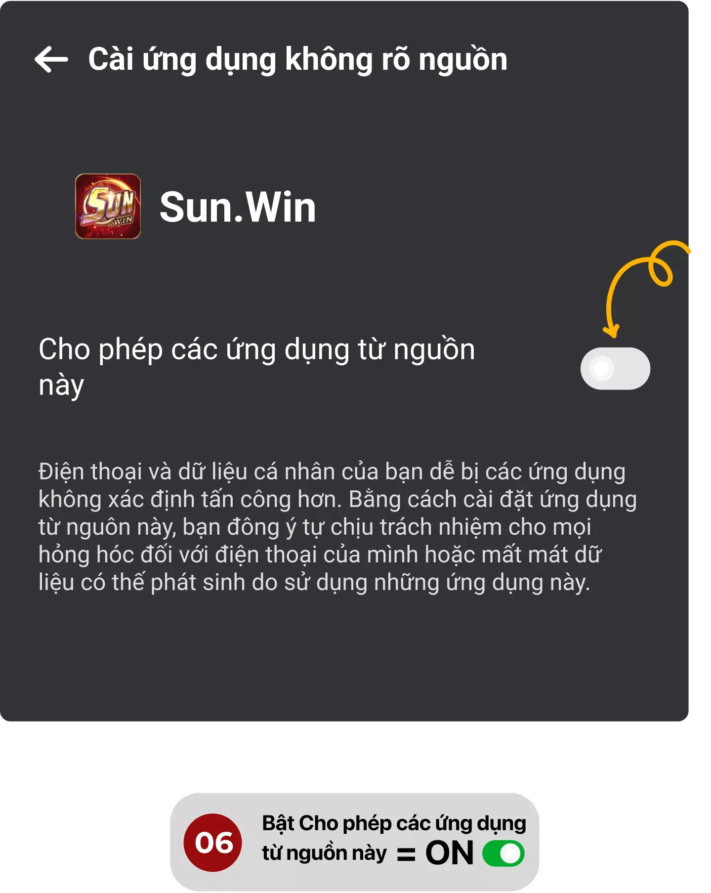 Bước 6: Đợi báo hoàn tất là mở app lên, anh em vào sòng được luôn.